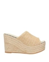 Espadrilles Woman  Sand Size 10 Textile Fibers In Beige