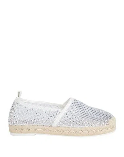 Espadrilles Woman  White Size 8 Textile Fibers