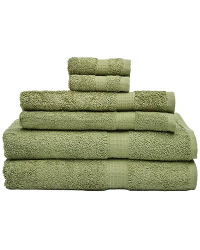 Espalma 6pc Towel Set In Green