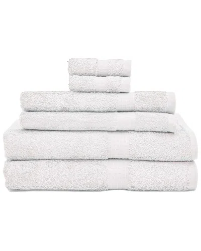 Espalma 6pc Towel Set In White