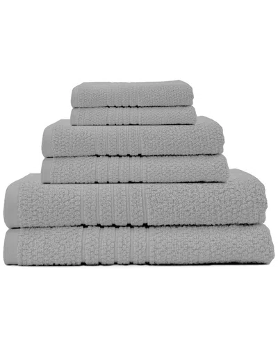 Espalma Cotton Bath Towel 6pc Set In Blue