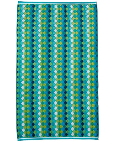 Espalma Diamonds Beach Towel In Blue