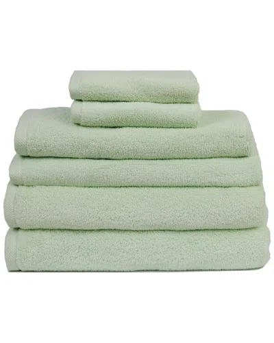 Espalma Serenity 6pc Towel Set In Green