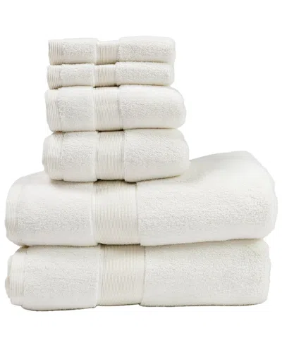 Espalma Signature 6pc Towel Set In White