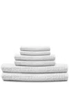Espalma Textured 6pc Combed Bath Towel Set