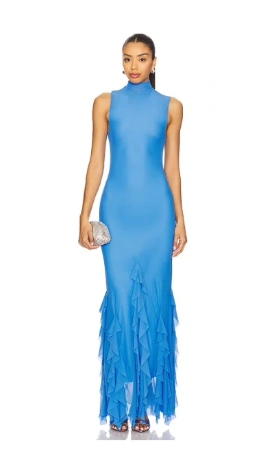 Especia Aneta Long Dress In Blue
