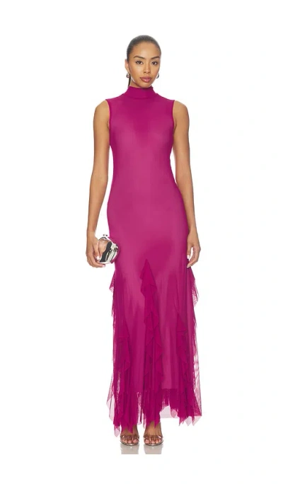 Especia Aneta Mauve Long Dress In 핑크