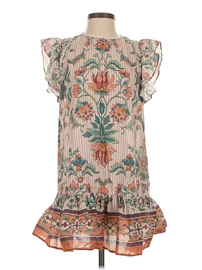 Pre-owned Especia Casual Dress In Brown