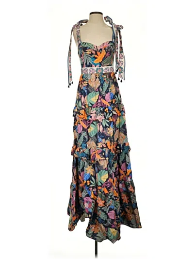 Pre-owned Especia Cocktail Dress In Blue