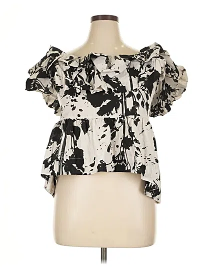Especia Short Sleeve Blouse In Black