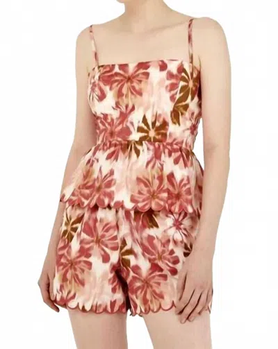 Especia Zea Blouse Top In Rose Pink