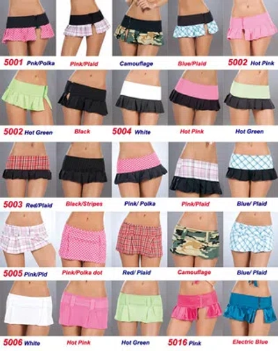 Pre-owned Espiral , Soho Girl Lot 200 Pc Wholesale Women Club Dance Wear Skirts Boy Shorts Bra Tops Rave S M L In Multi-color