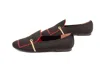 Esporre Janet Flat Shoes In Black/red In Multi