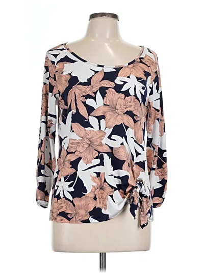Pre-owned Espresso 3/4 Sleeve Blouse In Pink