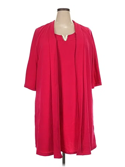 Pre-owned Espresso Casual Dress In Red