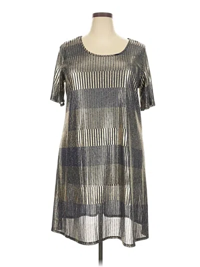 Pre-owned Espresso Casual Dress In Silver