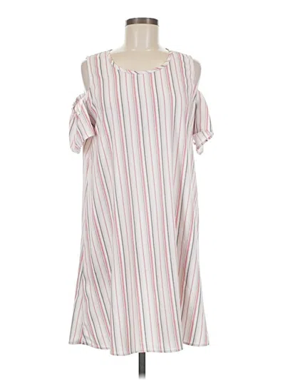 Pre-owned Espresso Casual Dress In White