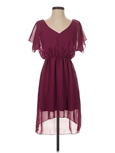 Pre-owned Espresso Cocktail Dress In Burgundy