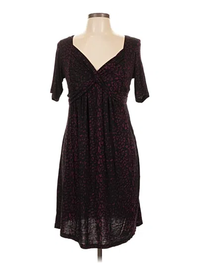 Espresso Cocktail Dress In Burgundy