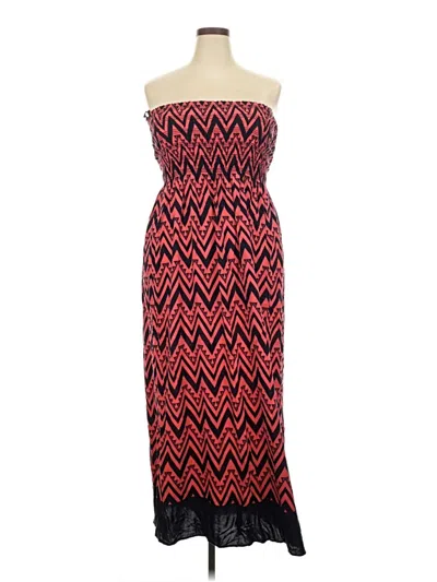 Pre-owned Espresso Cocktail Dress In Red