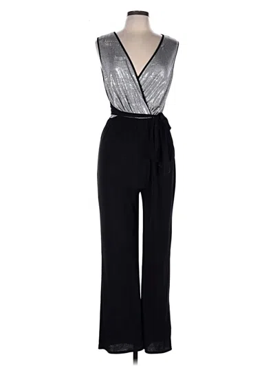Pre-owned Espresso Jumpsuit In Silver