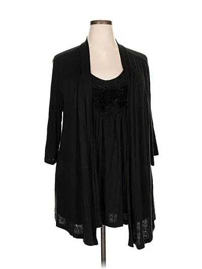 Pre-owned Espresso Kimono In Black