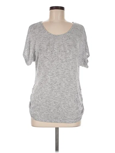 Pre-owned Espresso Pullover Sweater In Gray