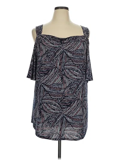 Pre-owned Espresso Sleeveless Blouse In Blue