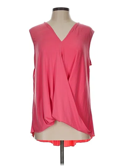 Pre-owned Espresso Sleeveless T-shirt In Pink