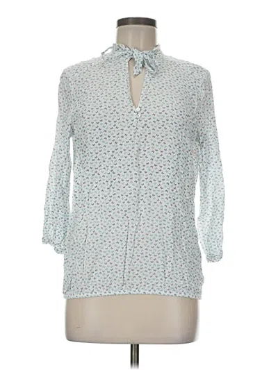 Pre-owned Esprit 3/4 Sleeve Blouse In Blue