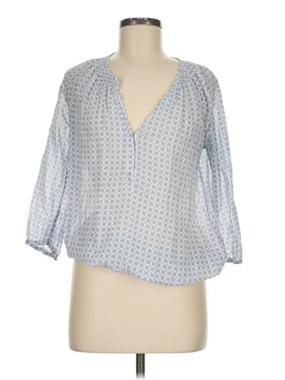 Pre-owned Esprit 3/4 Sleeve Blouse In Blue