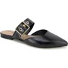 Esprit Alaina Buckle Strap Mule In Black