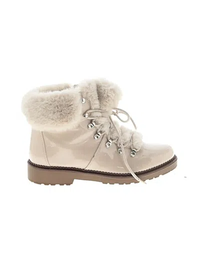 Pre-owned Esprit Ankle Boots In Ivory