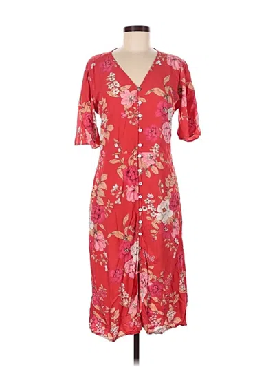 Pre-owned Esprit Casual Dress In Red