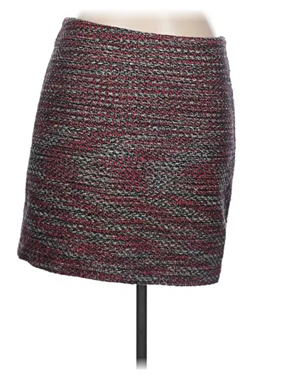 Pre-owned Esprit Casual Skirt In Burgundy