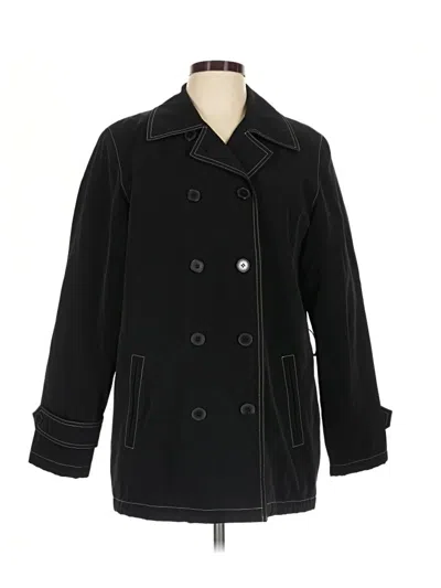 Pre-owned Esprit Coat In Black