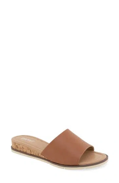 Esprit Delaney Slide Sandal In Brown