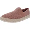 Esprit Elene Womens Faux Suede Padded Insole Loafers In Pink