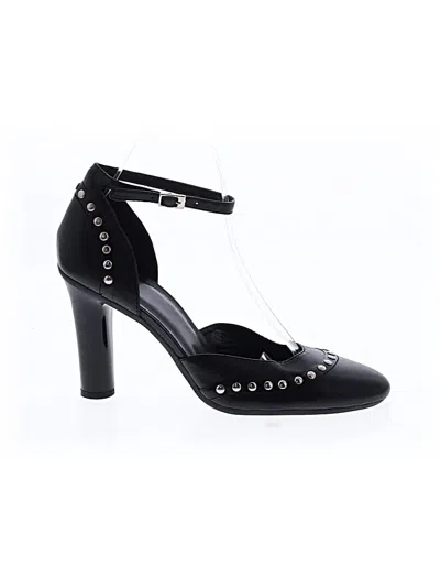 Pre-owned Esprit Heels In Black