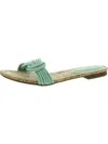 Esprit Katelyn Womens Faux Leather Flip Flop Flat Sandals In Multi