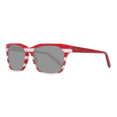 Esprit Red Resin Sunglasses