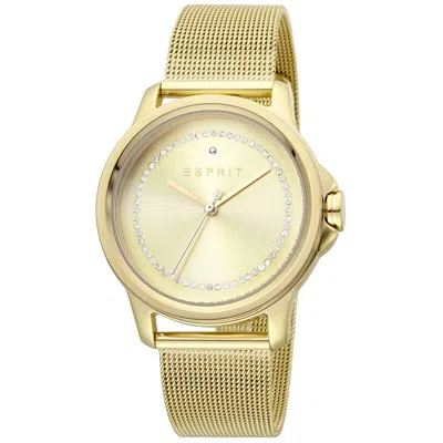 Esprit Ladies' Watch  Es1l147m0085 Gbby2 In Gold