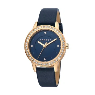 Esprit Ladies' Watch  Es1l163l0055 Gbby2 In Blue