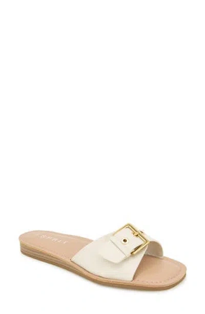 Esprit Lily Slide Sandal In Ivory