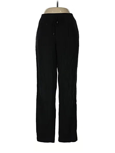 Pre-owned Esprit Linen Pants In Black