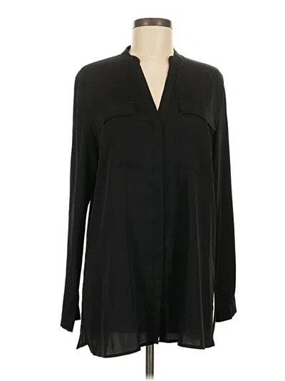Pre-owned Esprit Long Sleeve Blouse In Black