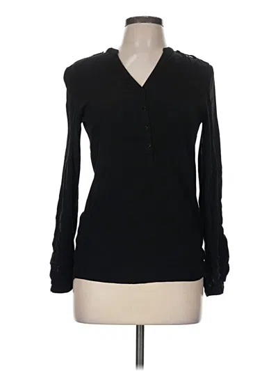 Pre-owned Esprit Long Sleeve Blouse In Black
