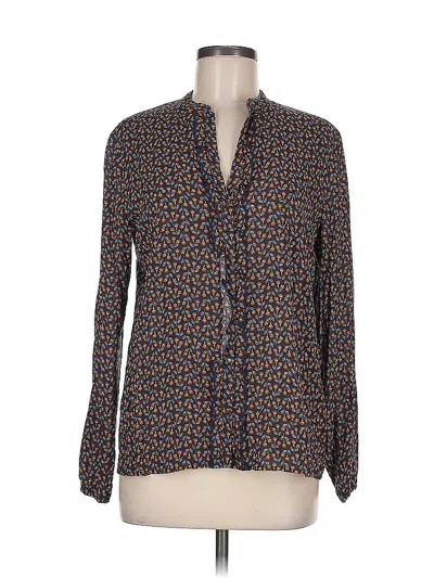 Pre-owned Esprit Long Sleeve Blouse In Blue