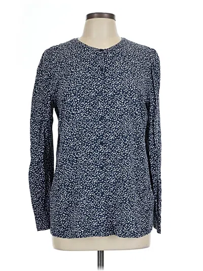 Pre-owned Esprit Long Sleeve Blouse In Blue