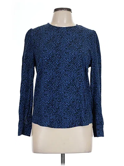 Pre-owned Esprit Long Sleeve Blouse In Blue